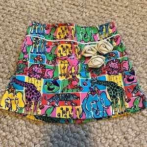 Lily Pulitzer Girls Animal Skirt